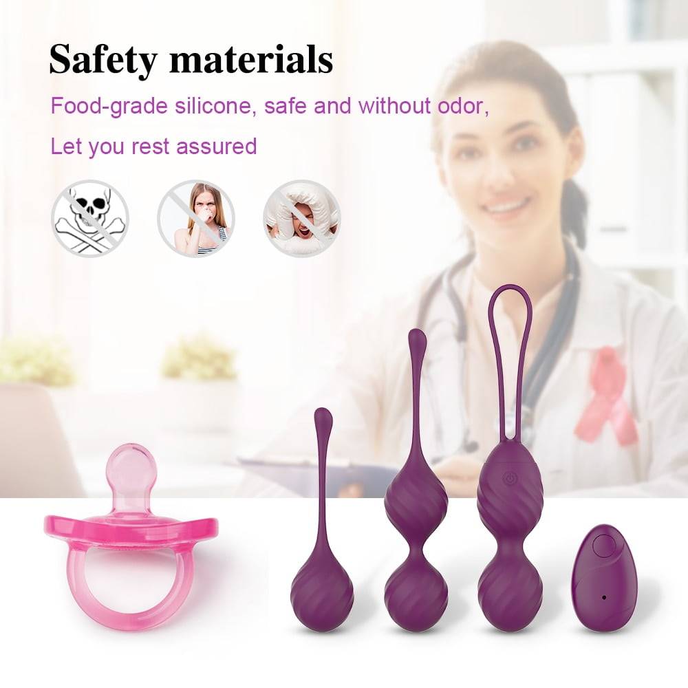 Vagina Balls Vibrator Trainer Sex Toys Silicone Ben Wa Balls Vagina Tightening Exerciser Kegel Ball Vibrating Egg Women Sex Toy