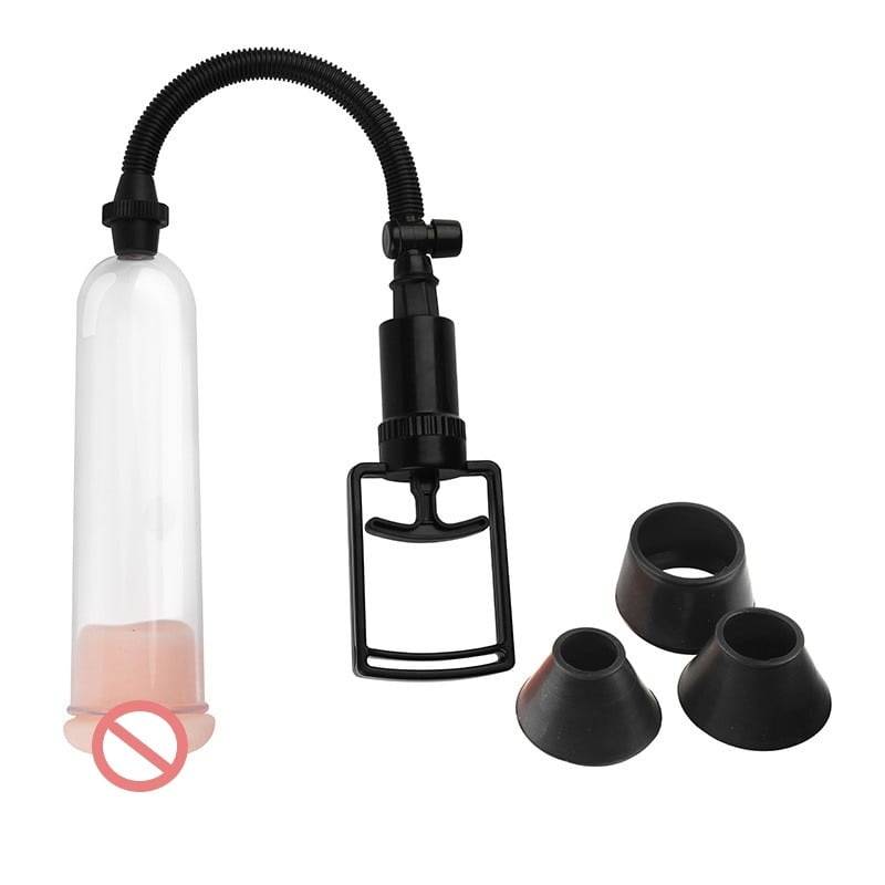 DropShipping Men Manual Penis Pump Male Penis Extender Penile Vacuum Pump Dick Enlargement Enhancer Massager Enlargement Trainer